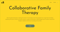Desktop Screenshot of collaborativefamilytherapy.com